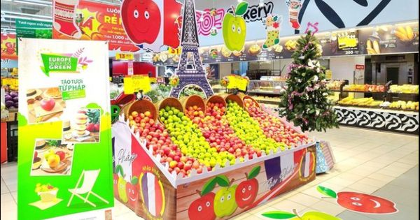 Lượng tiêu thụ táo Pháp tăng nhanh chóng trong thị trường Việt Nam