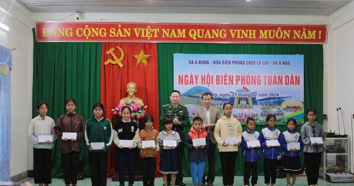 Bộ đội Biên phòng Quảng Trị thắp sáng ước mơ cho trẻ có hoàn cảnh khó khăn