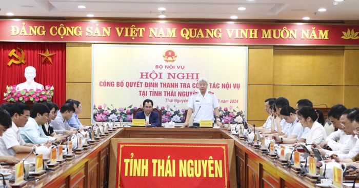 Thanh tra công tác nội vụ tại tỉnh Thái Nguyên