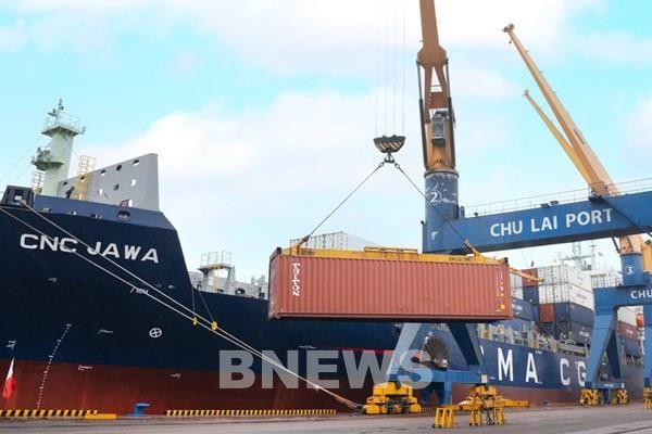 Sản lượng hàng hóa qua Cảng biển quốc tế Chu Lai quý đầu năm tăng 10%