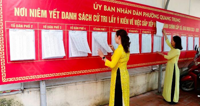 13 quận, huyện của Hà Nội đã ‘chốt’ được tên 44 xã, phường