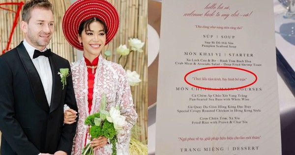"Nóng hổi" menu tiệc cưới Minh Tú: Đồ ăn ngon nhưng xuất hiện 1 chi tiết đặc biệt khiến ai cũng bật cười
