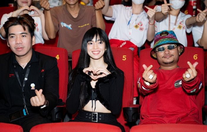 Khánh Vân xuất hiện cá tính tại Cinetour phim 'B4S - Trước giờ 'yêu'