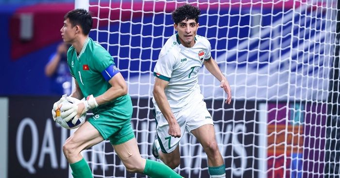 Ngôi sao Iraq tiếc vì chỉ ghi một bàn vào lưới U23 Việt Nam