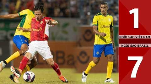 VIDEO bàn thắng Ngôi sao Việt Nam vs Ngôi sao Brazil: 1-7 (Giao hữu Quốc tế 2024)