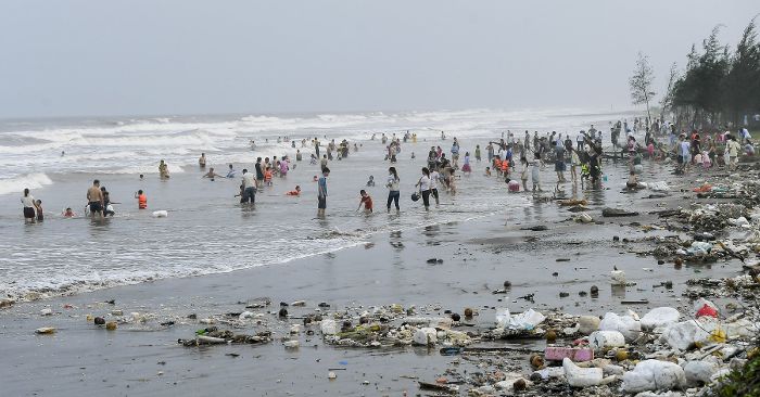 Thanh niên mất tích khi tắm biển ở Nam Định
