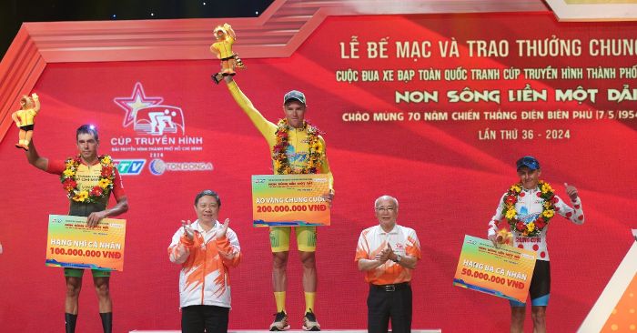 Cúp xe đạp TH TP.HCM 2024: Petr Rikunov đoạt áo vàng chung cuộc