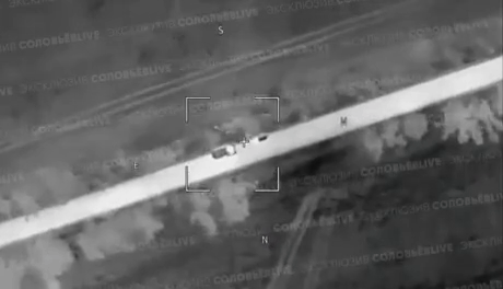 Khoảnh khắc UAV tự sát Lancet của Nga phá hủy hệ thống pháo HIMARS