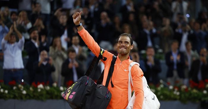 Rafael Nadal xúc động sau trận cuối cùng tại Madrid Open