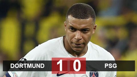Kết quả Dortmund 1-0 PSG: Mbappe tịt ngòi, PSG thua tối thiểu ở bán kết lượt đi Champions League