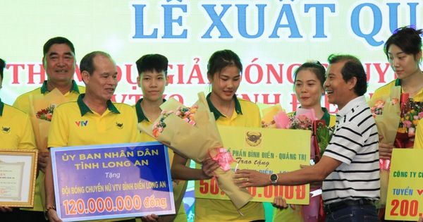 VTV Bình Điền Long An xuất quân dự Giải bóng chuyền VTV9 - Bình Điền