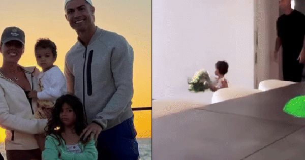 Đáng yêu khoảnh khắc bé út nhà Ronaldo mang hoa tặng Georgina trong ngày quan trọng: “Làm mẹ là điều tuyệt vời nhất”