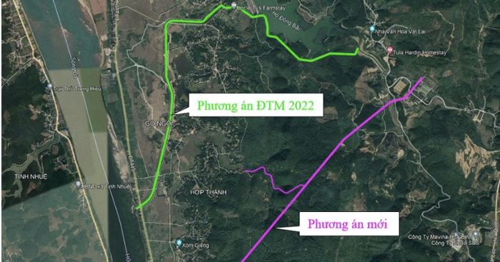 Điều chỉnh tuyến đường ống dẫn nước sông Đà về Hà Nội
