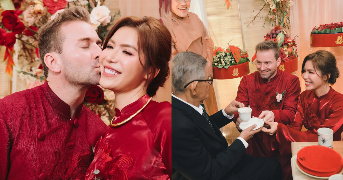 Minh Tú tiết lộ lý do bí mật tổ chức lễ đính hôn với chồng ngoại quốc
