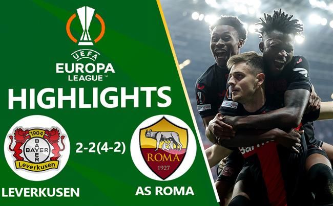 Video cúp C2 Leverkusen vs AS Roma: Nối dài mạch trận bất bại