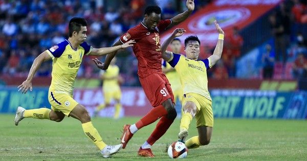Kết quả Hồng Lĩnh Hà Tĩnh và Hà Nội FC: Hồng Lĩnh Hà Tĩnh buộc Hà Nội FC chia điểm