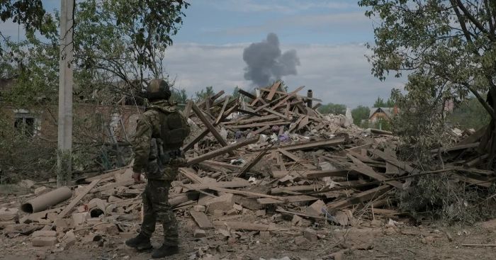 Nga quyết san phẳng Vovchansk ở Kharkov, Ukraine sơ tán khẩn cấp