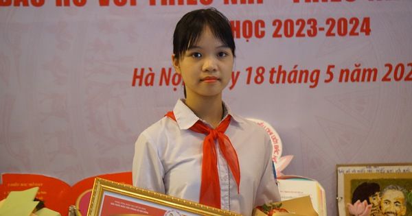 ‘Công trình’ hơn 200 trang của học sinh lớp 7 giành giải đặc biệt cuộc thi Bác Hồ với thiếu nhi
