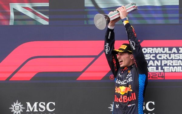 Đua xe F1 | Max Verstappen giành chiến thắng kịch tính tại GP Emilia Romagna