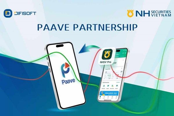 Chứng khoán NHSV hợp tác cùng Difisoft với nền tảng đầu tư chứng khoán Paave