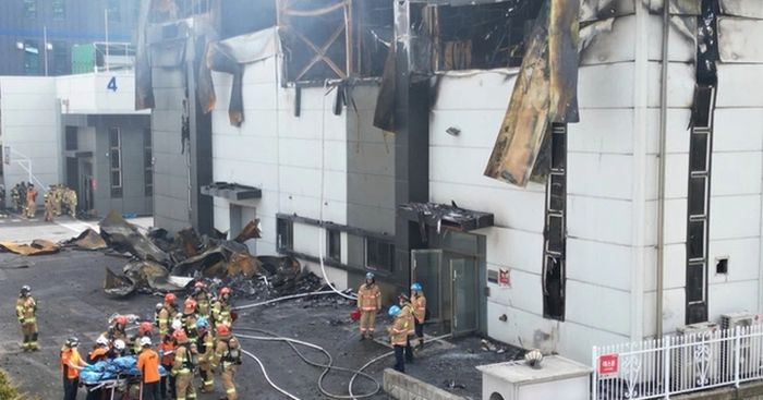 Số người chết trong vụ cháy ở Hàn Quốc tăng lên 22