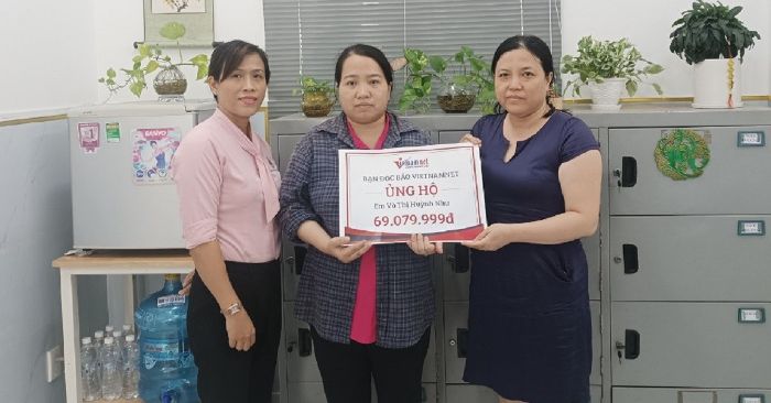 Em Võ Thị Huỳnh Như được bạn đọc ủng hộ gần 70 triệu đồng