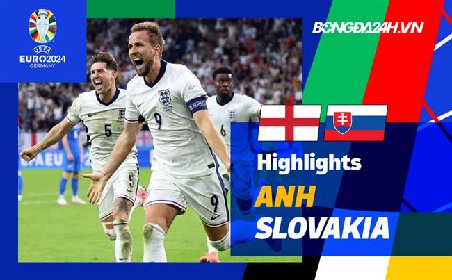 Link xem video: Anh - Slovakia (Vòng 1/8 Euro 2024)
