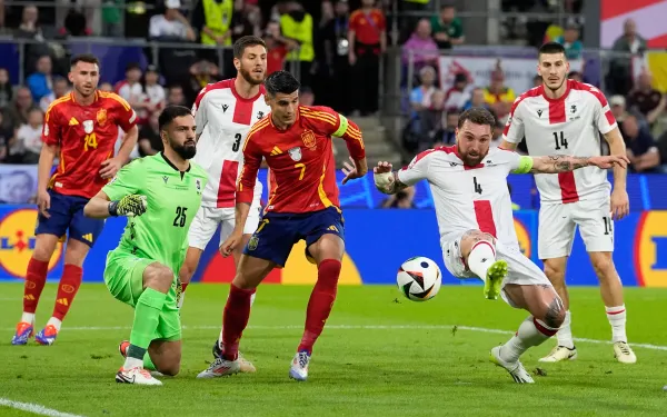 TRỰC TIẾP EURO 2024 | Tây Ban Nha 0-1 Gruzia (H1): Robin Le Normand lóng ngóng phản lưới nhà!