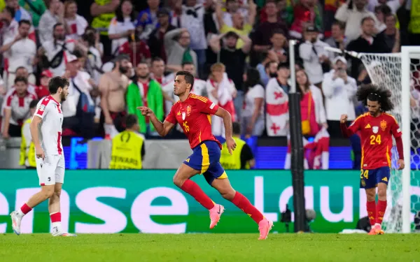 TRỰC TIẾP EURO 2024 | Tây Ban Nha 2-1 Gruzia (H2): Yamal kiến tạo, Fabian Ruiz lập công